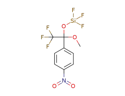 trimethyl(2,2,2-trifluoro-1-methoxy-1-(4-nitrophenyl)ethoxy)silane