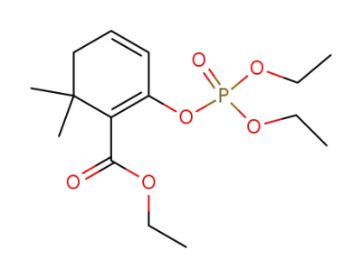 2-(Diethoxy-phosphoryloxy)-6,6-dimethyl-cyclohexa-1,3-dienecarboxylic acid ethyl ester