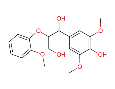 1-(4-hydroxy-3,5-dimethoxyphenyl)-2-(2'-methoxyphenoxy)-1,3-propanediol