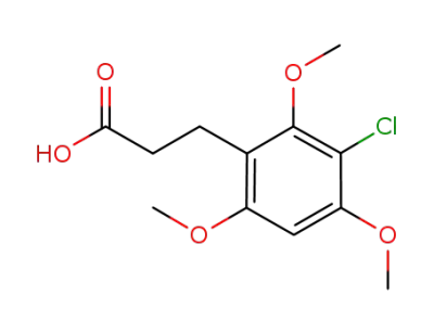 3-(3-chloro-2,4,6-trimethoxyphenyl)-propionic acid