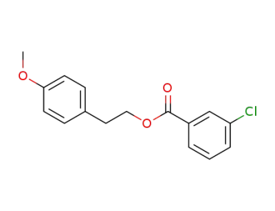 3-Chloro-benzoic acid 2-(4-methoxy-phenyl)-ethyl ester