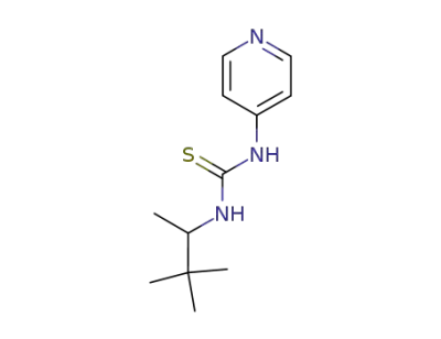 1-Pyridin-4-yl-3-(1,2,2-trimethyl-propyl)-thiourea